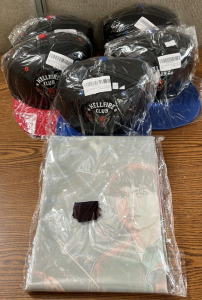 Stranger Things Birthday Banner and Hats