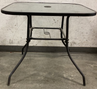 Glass Topped Table And Small Book Shelf - 4