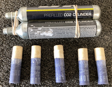 Vintage Daisy No. 118 Airgun Pellets And (2) CO2 Cylinders