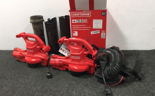 (2) Craftsman Nonworking Blowers/Vacuums/Mulchers