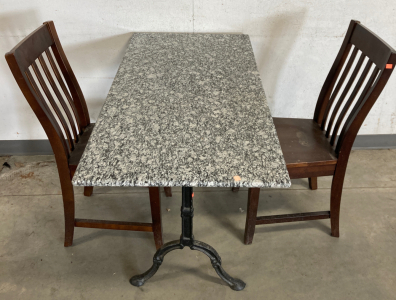 Granite Table and Chairs