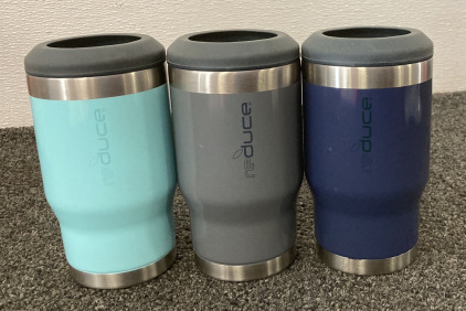 Three Multi Color Bottle-Thermos (14 Oz.)