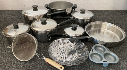 Stainless Steel Pot And Pan Set And More