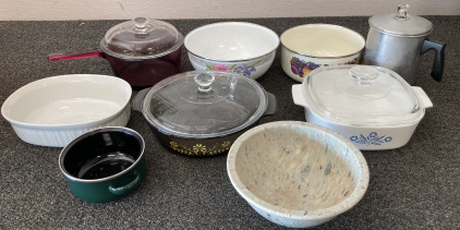 Casserole Dishes, Bowls And More