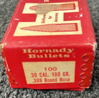 Hornady Bullets 30CAL. 180gr .308 Round Nose - 3