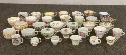 33 Vintage Tea Cups