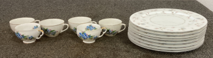 6 China Tea Cups and 8 China Plates