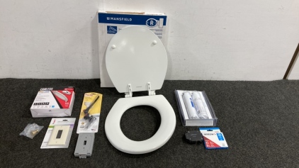 Mansfield 16.5&rdquo; Toilet Seat, LED Light & More