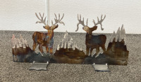 Deer Metal Cutout Decor