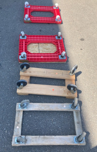 (4) Moving Cart Dolleys