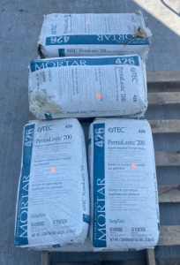 (14) 50lb Bags Of Permalastic Polymer Modified Thin Set Mortar