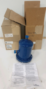 (2) New Emerson Flow Controls Filter Shell With Replaceable Filter Drier Blocks