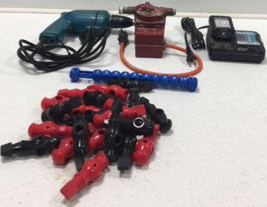 (1) Makita Drill, (1) Water Pump, (1) Makita Charger and Battery, and More