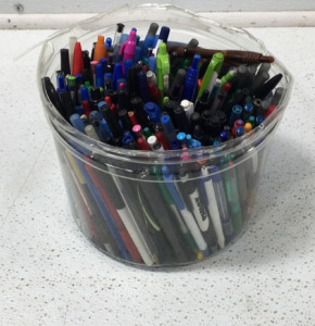 (1) Box Of Various Pens