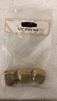 Box Of Brass 5/8’’ Flare Nuts, (8) Bags Of Copper And Brass Fittings - 3