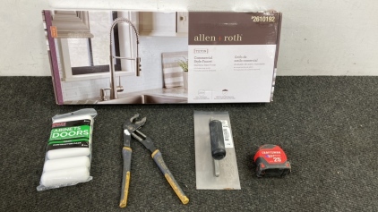 Allen & Roth Tiltin Commercial Style Faucet & More