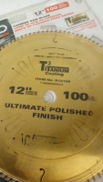 Ridgid 12" 100-Tooth Titanium Coated Carbide Saw Blade - 3