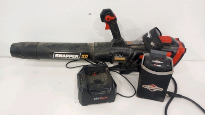 Briggs and Stratton 82V Cordless Snapper XD Leaf Blower With Battery and charger