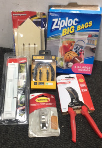 DeWalt 6’ USB Cord, Pruner, Zip Lock Bags and More