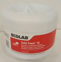 (2) 9LB Ecolab Solid Power XL Dishmachine Concentrate Detergent - 2