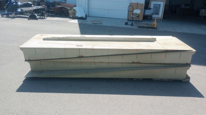 (4) 12' Long x 45" Wide x 13" High Heavy Duty Steel Ramps