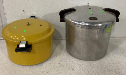 (1) Presto Pressure Cooker, (1) Presto Cooker/Canner