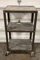 24’’ x 18’’ x 43’’ Metal 3 Shelf Rolling Cart With 4 Wheels - 3