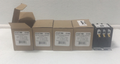 (4) Mars Brand Definite Purpose Contactor, (3) Poles AC Contactor