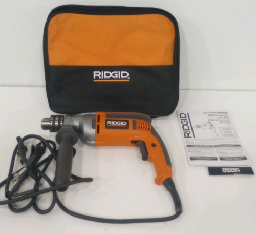 Ridgid 1/2" Electric Drill With Soft Carry Case