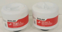 (2) 9LB Ecolab Solid Power XL Dishmachine Concentrate Detergent