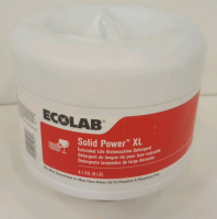 (2) 9LB Ecolab Solid Power XL Dishmachine Concentrate Detergent - 2