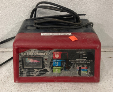 Cen-Tech Battery Charger/Engine Starter 10/2/50 Amp Volt