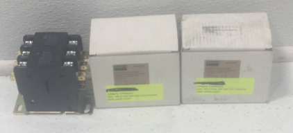 (3) Definite Purpose Contactor, 40A 3 Pole 120 Volt Coil-Contactor