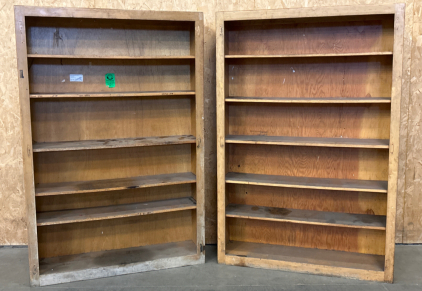 Pair Of Large Bookshelves