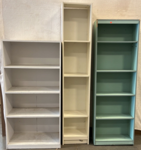 3 Sets of Shelves