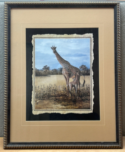 Framed Giraffe Print