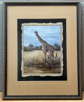 Framed Giraffe Print