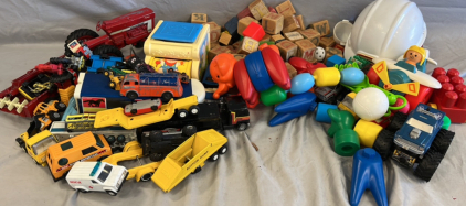 Toys: Trucks, Tractors, Blocks And More