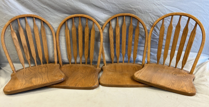 (4) Wood Chairs w/ No Legs