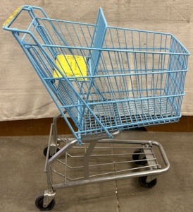 Small Light Blue Shopping Cart "The Merc"