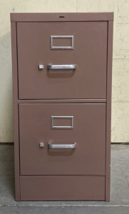 (2) Drawer Metal Filing Cabinet