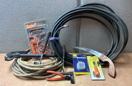 Pipe Bender, Air Hose, Tools And Extension Cord