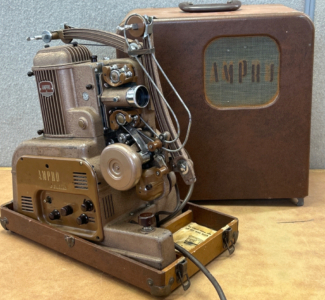 Antique Ampro Stylist Projector With Case