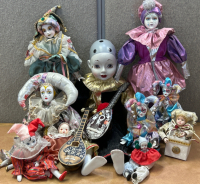 Vintage Jester Clown Dolls