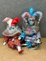 Vintage Jester Clown Dolls - 2