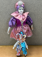 Vintage Jester Clown Dolls - 6