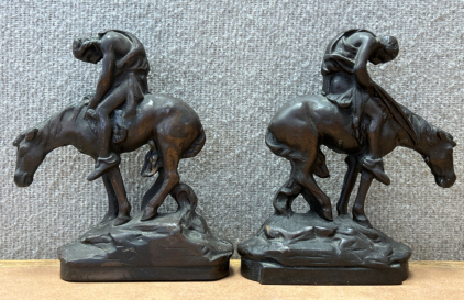 Pair Of Iron Bookends