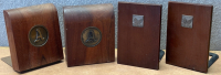 (2) Sets Of Wooden Bookends