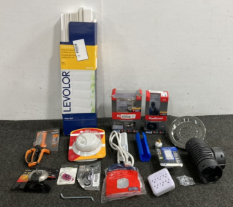 Fiskars 10” Shears, Master Lock, Smoke Alarm And More