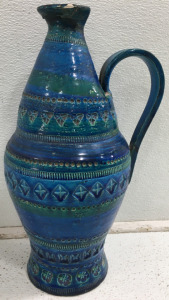 Beautiful Clay Pitcher 13&rdquo;